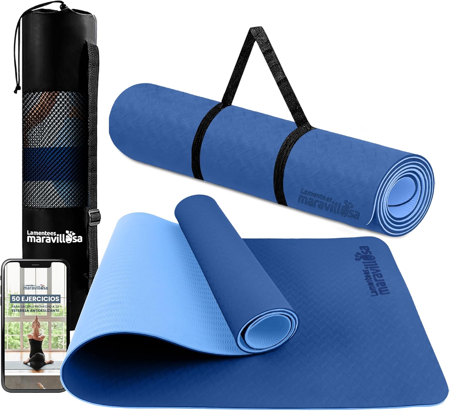 Esterilla fitness para pilates y ejercicios en casa